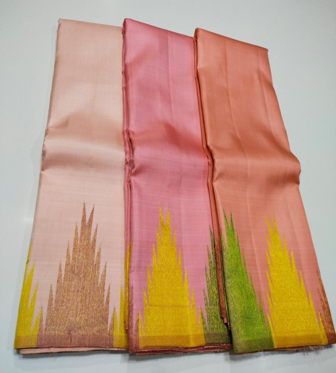 Black - Handloom Cotton Thread Border Kanchipuram Saree 18