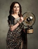 Celebrity Style Nita Ambani Inspired Pure Handloom Katan Banarasi Silk Saree with Meena Butta