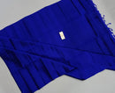 Royal Blue Plain Soft Silk Saree