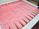 Pink Temple Border Handloom Kanchipuram Silk Saree