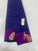 Catalogue - Kanchipuram Silk Sarees with Zari Checks & Border Butta