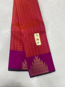 Catalogue - Kanchipuram Silk Sarees with Zari Checks & Border Butta