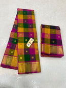 Traditional Paalum Pazhamum Handloom Kanchipuram Silk Saree