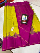 Traditional Korvai Temple Classic Kanchipuram Silk Sarees Collection