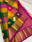 Traditional Paalum Pazhamum Handloom Kanchipuram Silk Saree