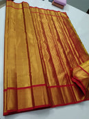 Bridal Tissue Golden Kanchipuram Silk Saree