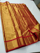 Bridal Tissue Golden Kanchipuram Silk Saree