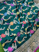 Catalogue - Pure Katan Banarasi Kadhwa Meenakari Jangla Sarees Collection