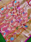 Catalogue - Pure Katan Banarasi Kadhwa Meenakari Jangla Sarees Collection