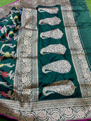 Catalogue - Pure Katan Banarasi Kadhwa Meenakari Jangla Sarees Collection