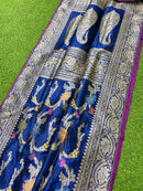 Catalogue - Pure Katan Banarasi Kadhwa Meenakari Jangla Sarees Collection
