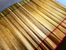 Celebrity Style Actress Rekha Golden Kanchipuram Silk Sare