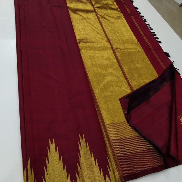 Temple Border Saree | Temple Border Kanchipuram Silk Sarees