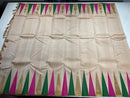 Half White Temple Border Kanchipuram Silk Saree