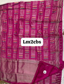 Satin Crepe Meenakari Weaving Sarees