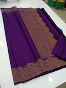 Catalogue - Traditional Turning Border Kanchipuram Handloom Silk Saree