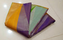Multi Colour 8 Kol Korvai Temple Design Handloom Kanchipuram Silk Saree