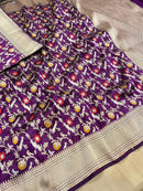 Catalogue - Pure Shikargah Banarasi Handloom Silk Sarees