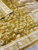 Catalogue - Pure Shikargah Banarasi Handloom Silk Sarees