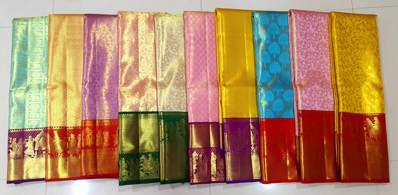 Exclusive Pallaku Design Bridal Kanchipuram Tissue Silk Sarees Collection