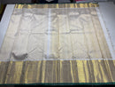 Celebrity Style Milky White Kanchipuram Handloom Silk Saree