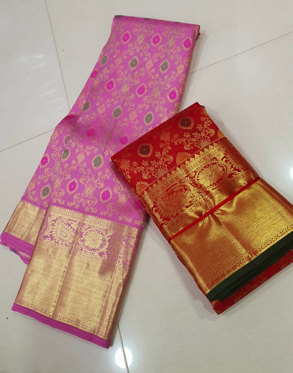 Meena Butta Bridal Kanchipuram Silk Sarees