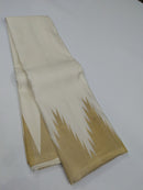 Half White Temple Border Kanchipuram Silk Saree