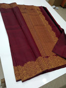Catalogue - Traditional Turning Border Kanchipuram Handloom Silk Saree