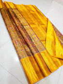 Exclusive 4D Mughal Design Premium Wedding Kanchipuram Tissue Silk Sarees