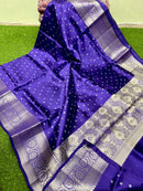 Catalogue - Lite Weight Banarasi Silk Saree with Unique Bandhini Prints