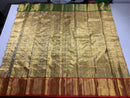 Celebrity Style Actress Rekha Golden Kanchipuram Silk Sare