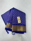 Royal Blue Thilagam Butta Handloom Kanchipuram Silk Saree