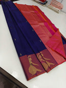 Catalogue - Pure Handloom Kanchipuram Silk Saree with Trendy Dancing Girl Border Butta