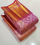 Celebrity Style - Pink Bridal Kanchipuram Tissue Silk Saree