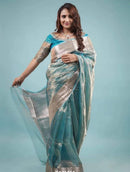 Catalogue - Pure Plain Banarasi Tissue Silk Sarees