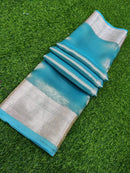 Catalogue - Pure Plain Banarasi Tissue Silk Sarees