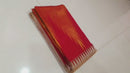 Half White Beige 8 Kol Korvai Contrast Red Temple Border with Body Butta Kanchipuram Silk Saree