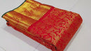 Bridal Red Kanchipuram Silk Saree with Vanasingaram Design