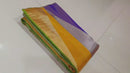Multi Colour 8 Kol Korvai Temple Design Handloom Kanchipuram Silk Saree