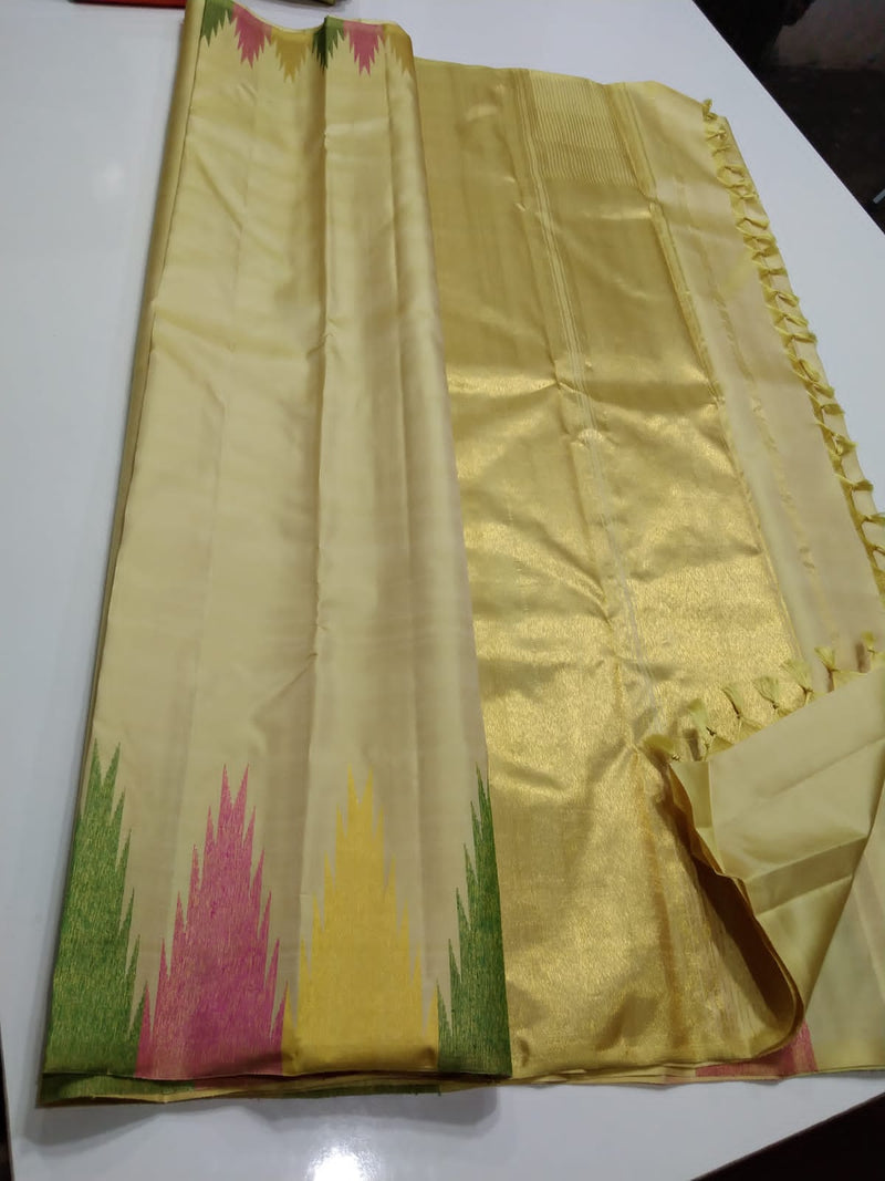 Sandal Kanchipuram Pattu Saree, 6.3 m at Rs 2500 in Anantapur | ID:  2852551309955