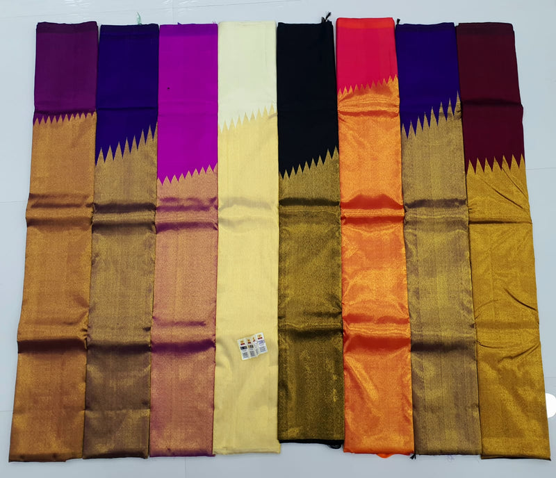 Catalogue - Raising Temple Border Kanchipuram Silk Saree