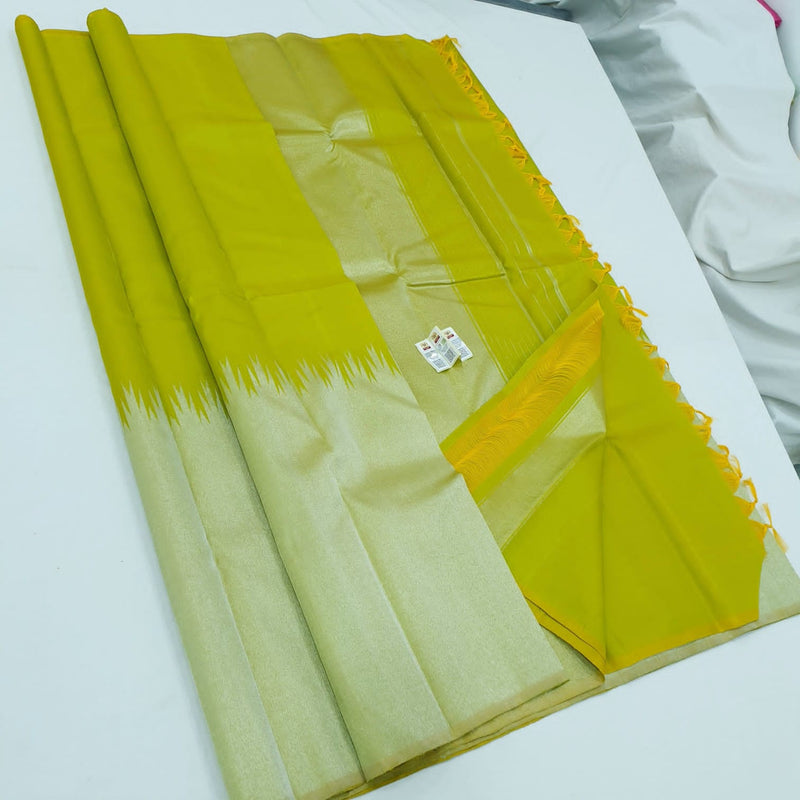 Catalogue - Raising Temple Border Kanchipuram Silk Saree