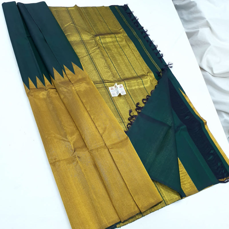 Catalogue - Raising Temple Border Kanchipuram Silk Saree