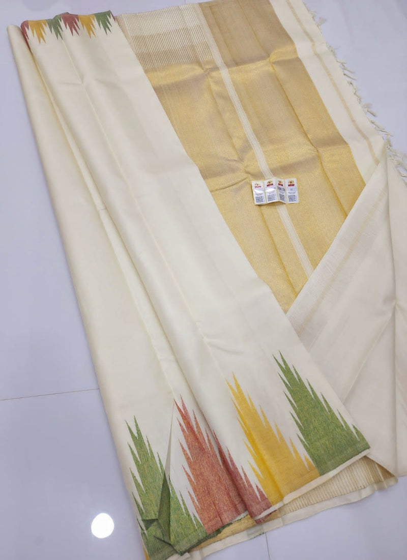 Catalogue - Temple Border Kanchipuram Silk Saree