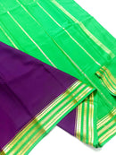 Purple Mysore Crepe Silk Saree - Lite Weight