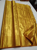 Bridal Tissue Golden Kanchipuram Silk Saree