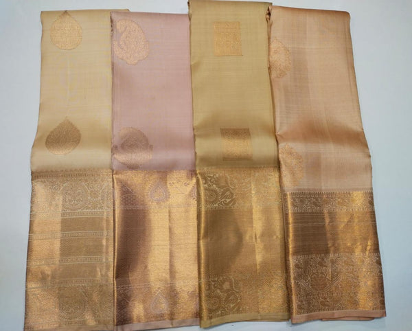 Copper Zari Kanchipuram Silk Sarees