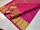 Pink Kanchipuram Handloom Pure Silk Saree