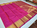 Pink Kanchipuram Handloom Pure Silk Saree