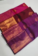 Copper Zari Kanchipuram Silk Sarees